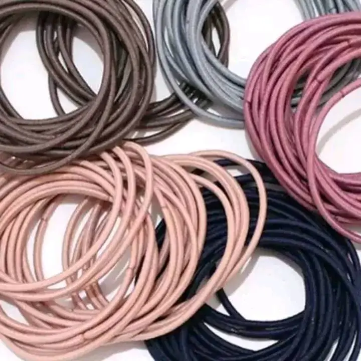 100 Pcs Rainbow Hair Ties for Girls Elastic Bands — feature 31
