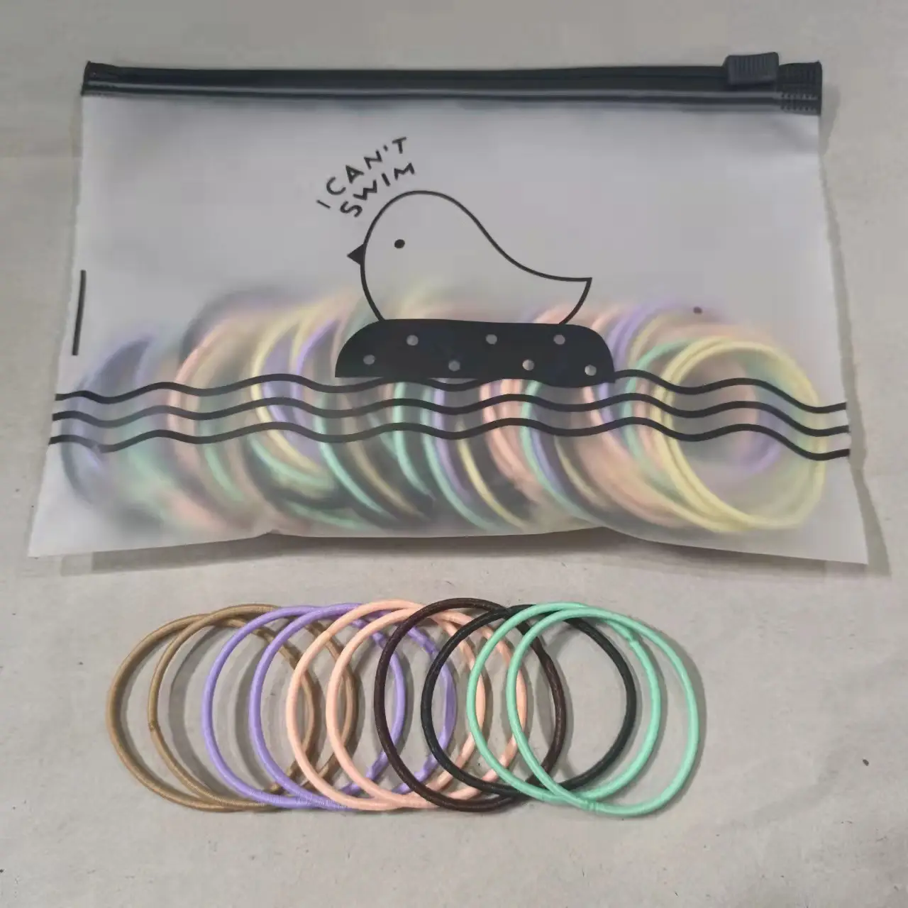 100 Pcs Rainbow Hair Ties for Girls Elastic Bands - Image 16