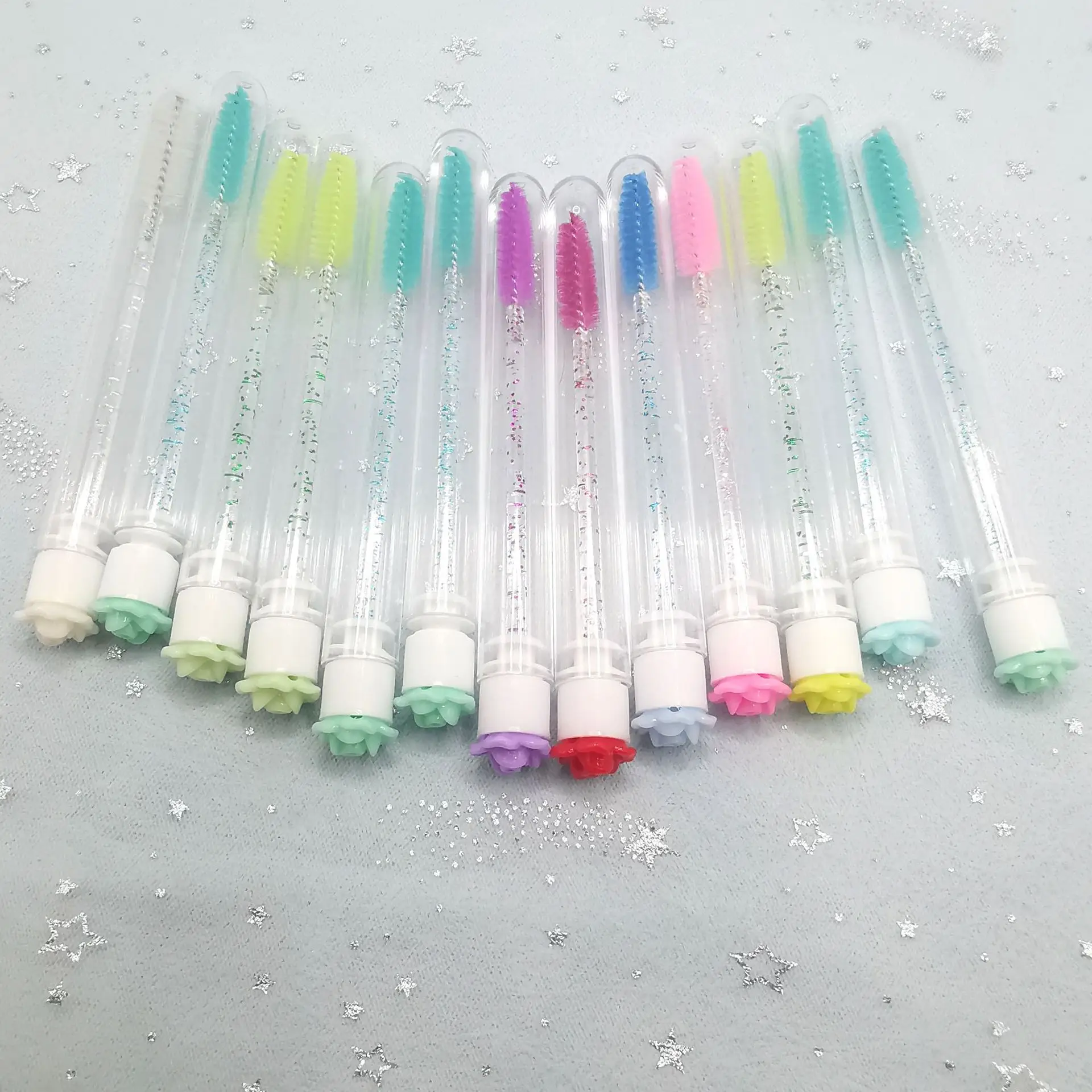 2023 Reusable Flower Eyelash Brush Multi-Color False Eyelashes — feature 12