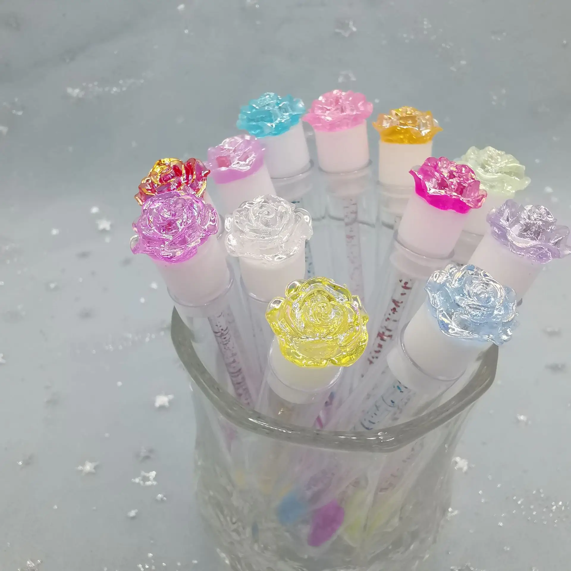2023 Reusable Flower Eyelash Brush Multi-Color False Eyelashes — feature 15