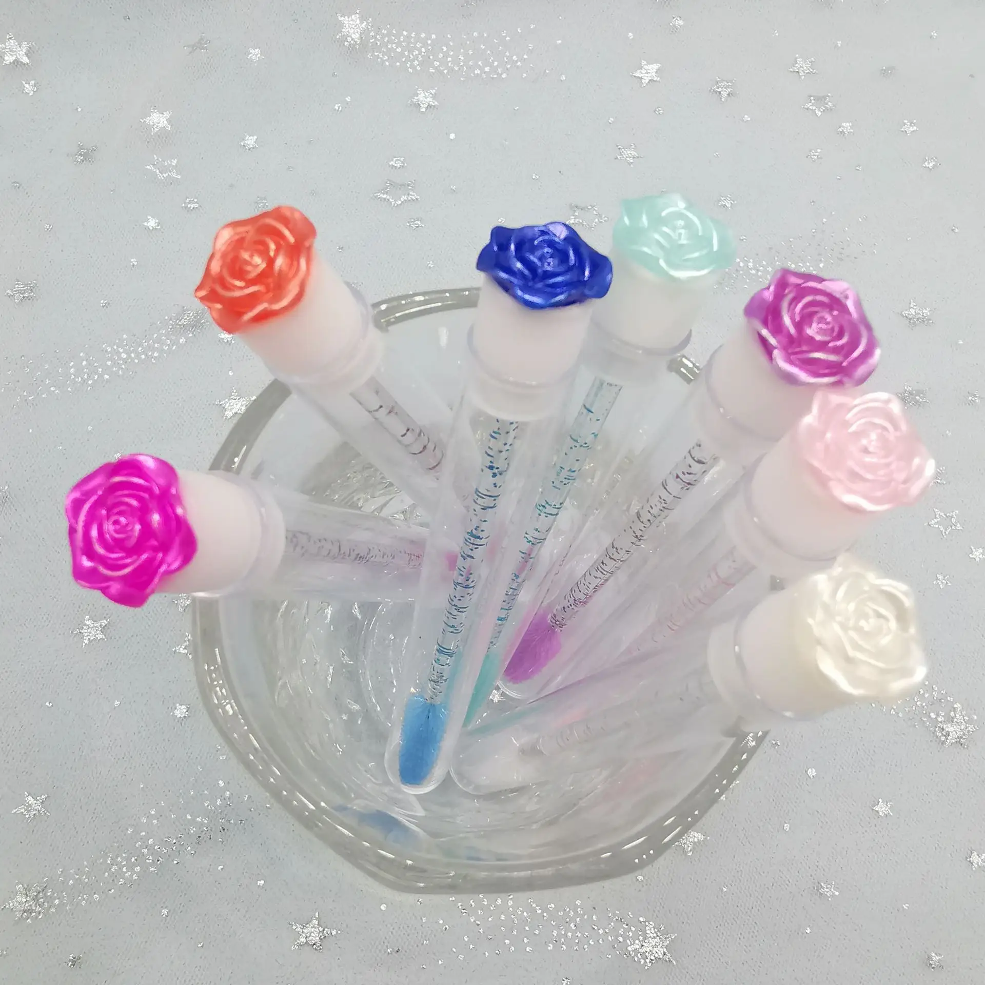 2023 Reusable Flower Eyelash Brush Multi-Color False Eyelashes - Image 13