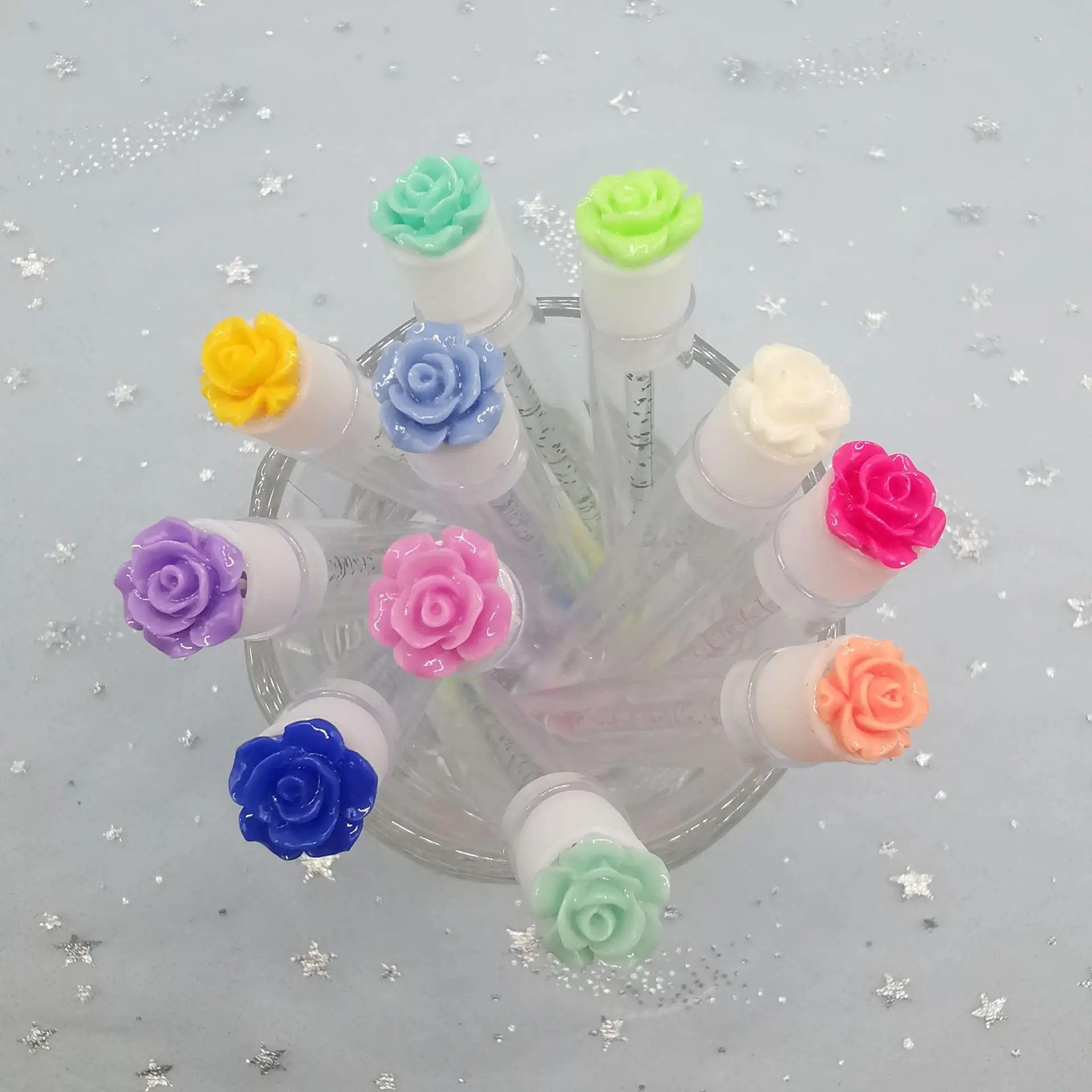 2023 Reusable Flower Eyelash Brush Multi-Color False Eyelashes - Image 16