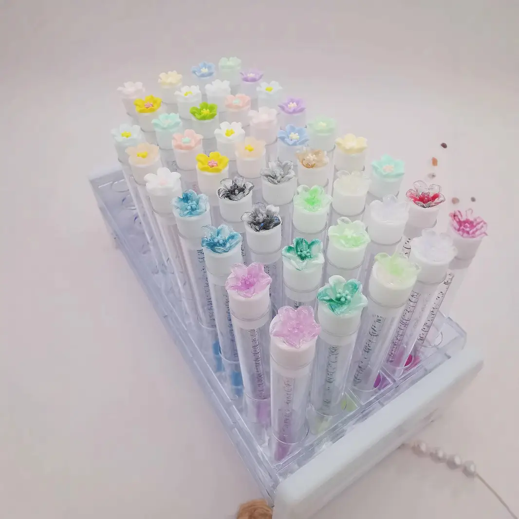 2023 Reusable Flower Eyelash Brush Multi-Color False Eyelashes - Image 2