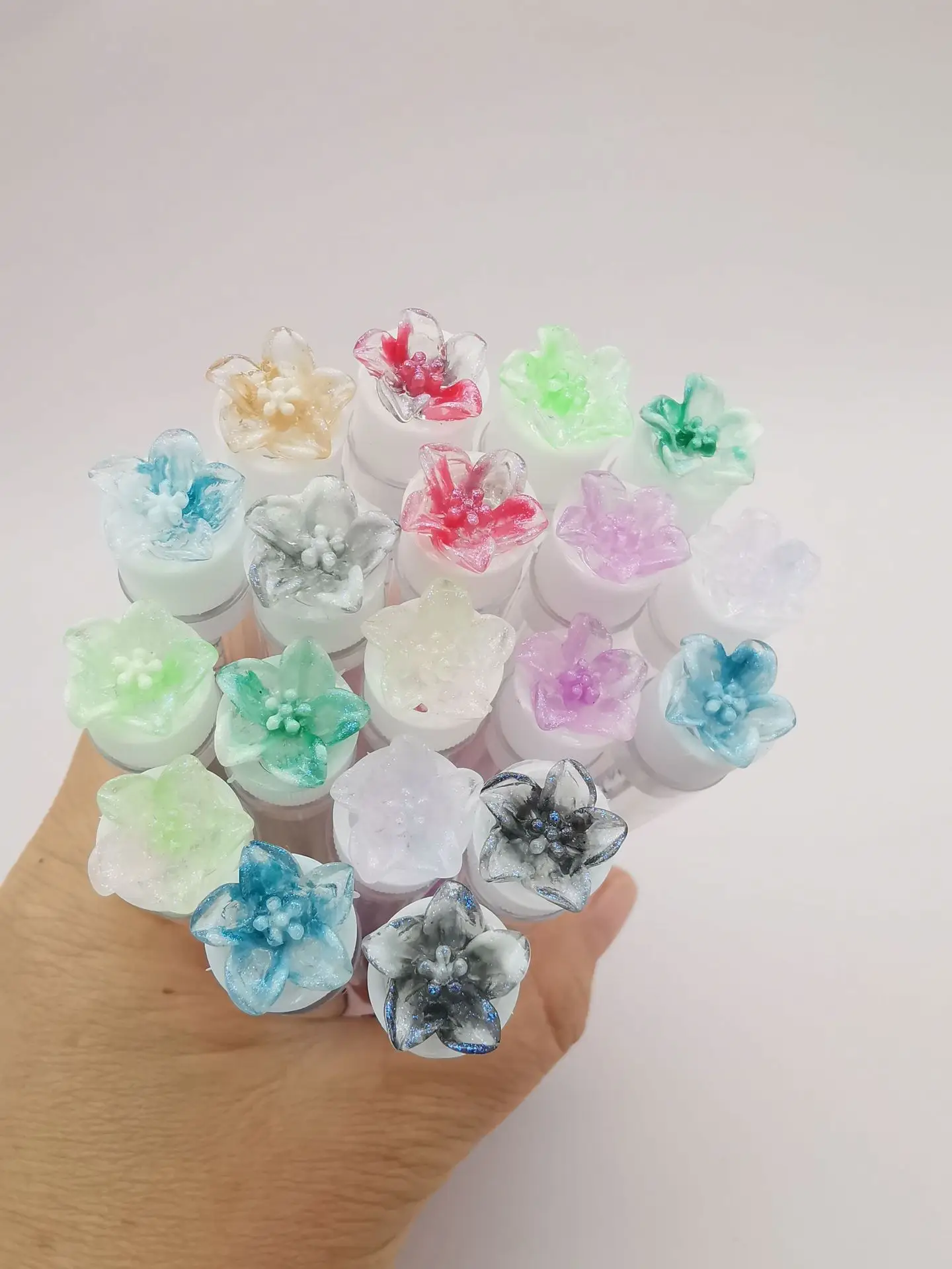 2023 Reusable Flower Eyelash Brush Multi-Color False Eyelashes - Image 8
