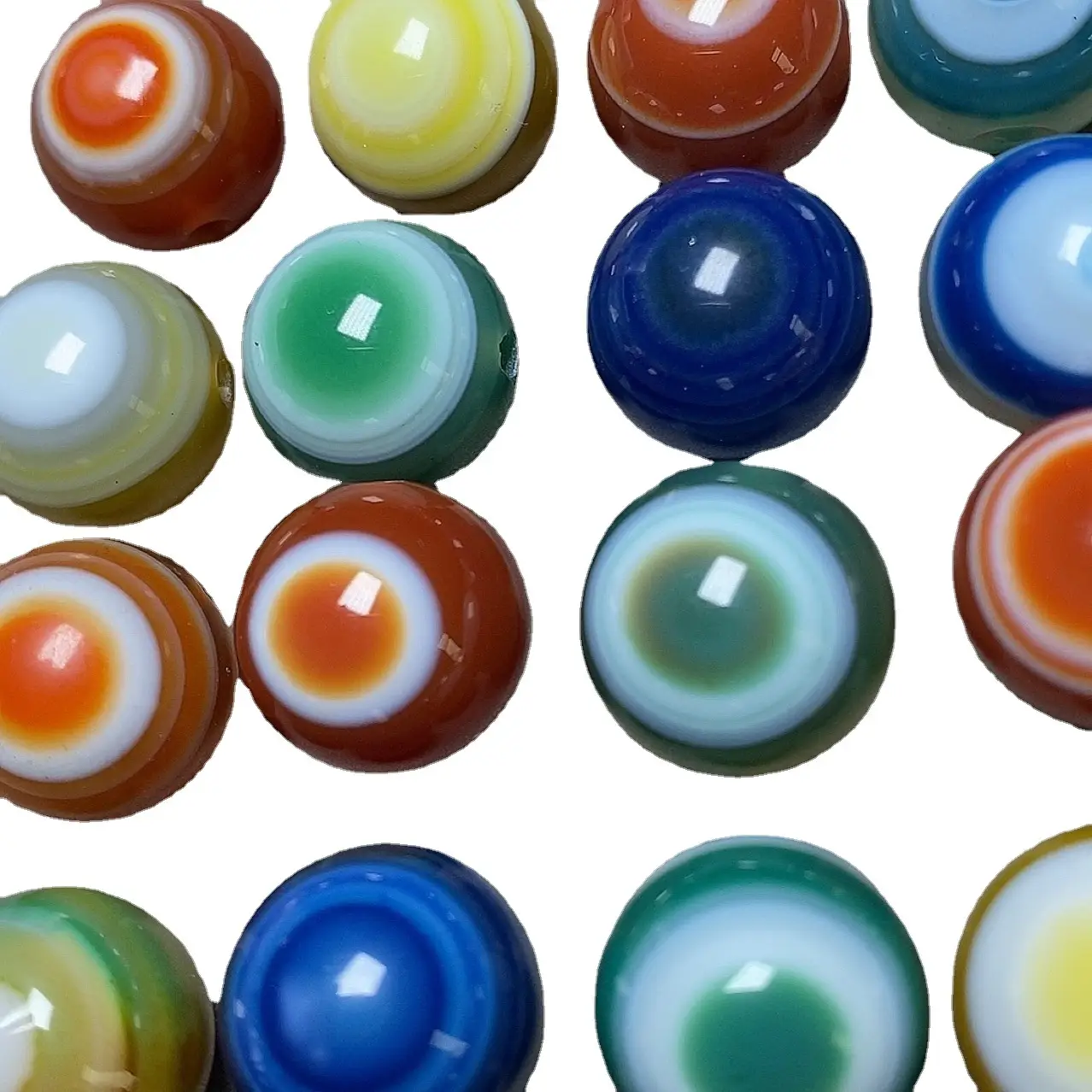 Natural Sardonyx Round Beads Multi-Color Loose Beads 2023 - Image 5