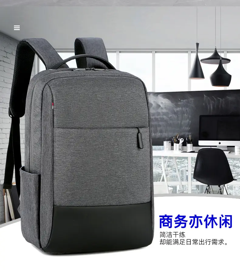Men's Large Capacity Waterproof Oxford Business Backpack — feature 8