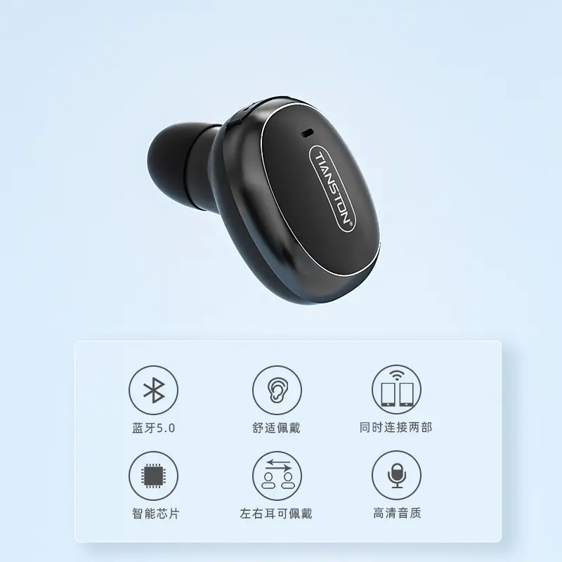 Wireless Bluetooth 5.3 Earbuds Black Noise Reduction - Image 4