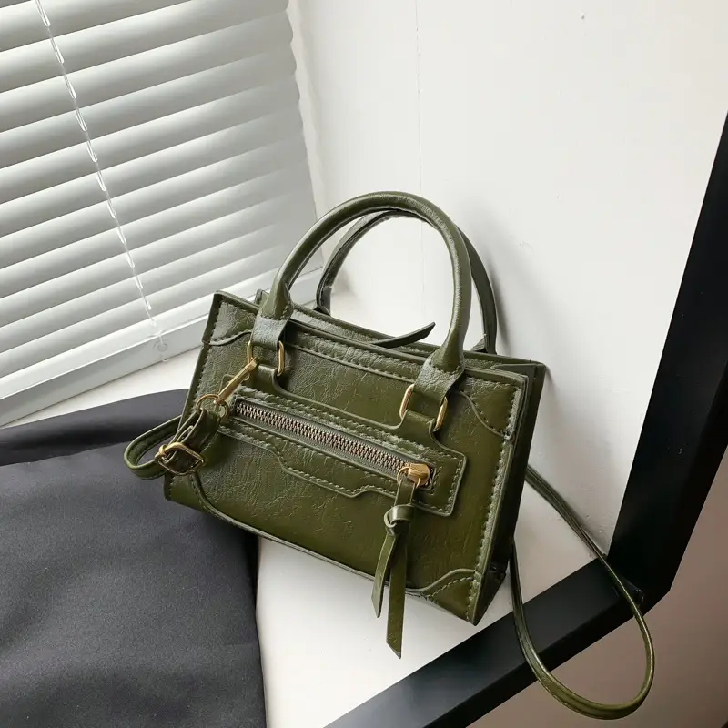 Vintage Brown Shoulder Crossbody Bag for Women - Image 8