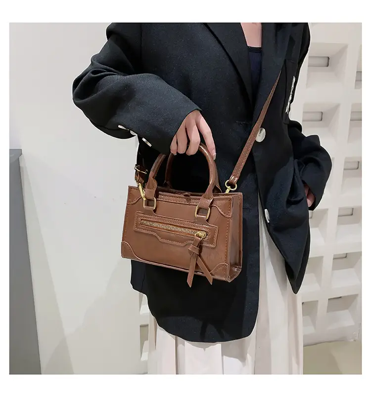 Vintage Brown Shoulder Crossbody Bag for Women — feature 24