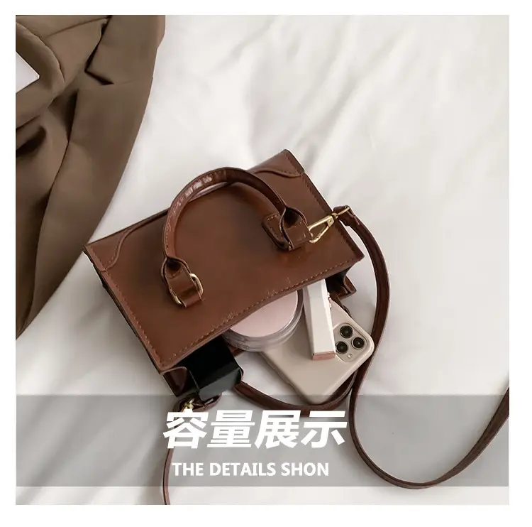 Vintage Brown Shoulder Crossbody Bag for Women — feature 5