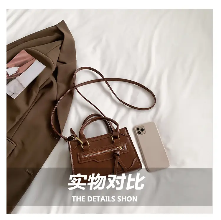 Vintage Brown Shoulder Crossbody Bag for Women — feature 6