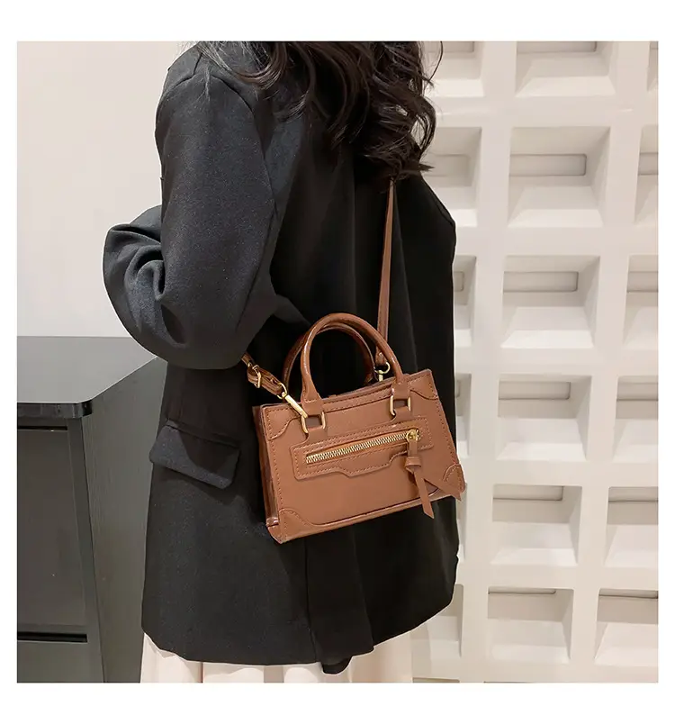 Vintage Brown Shoulder Crossbody Bag for Women — feature 8