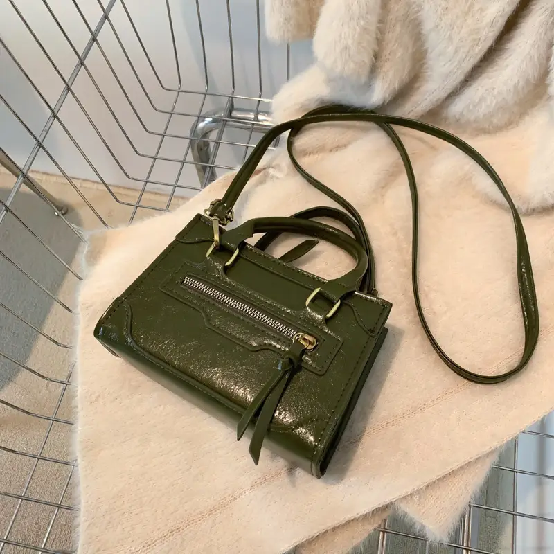 Vintage Brown Shoulder Crossbody Bag for Women - Image 4
