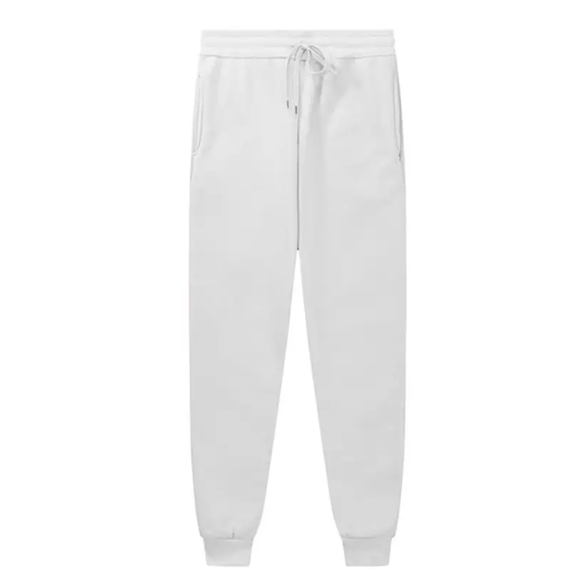 Men's Yellow Fleece Sweatpants Large Wholesale - Image 13