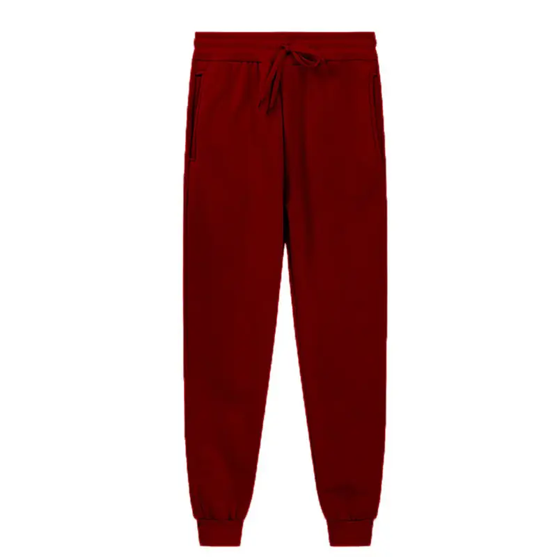 Men's Yellow Fleece Sweatpants Large Wholesale - Image 8