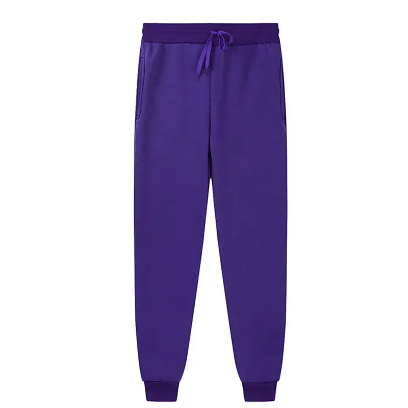 Men's Yellow Fleece Sweatpants Large Wholesale - Image 9