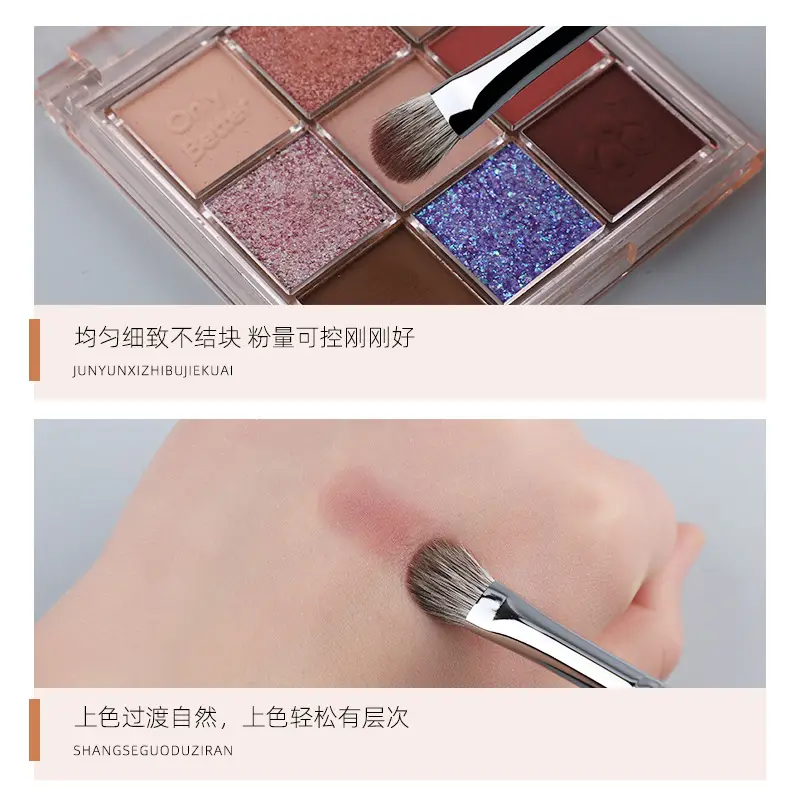 Ebony Snow Fox Eye Makeup Brush Set 7 Pcs - Image 10