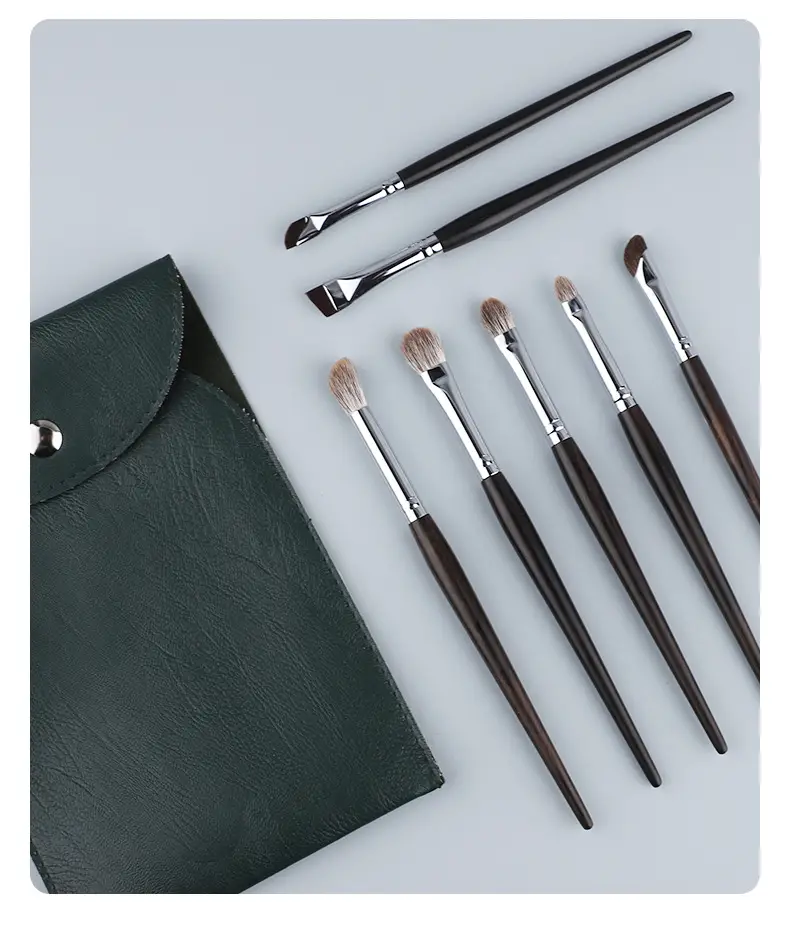 Ebony Snow Fox Eye Makeup Brush Set 7 Pcs — feature 20