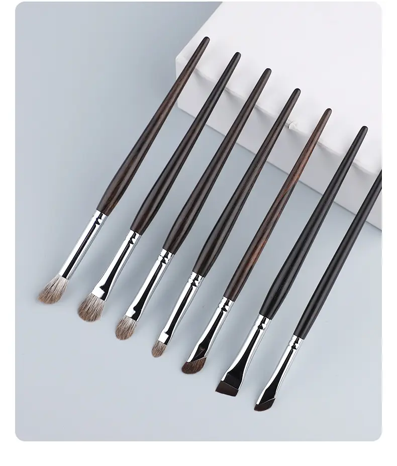 Ebony Snow Fox Eye Makeup Brush Set 7 Pcs — feature 21