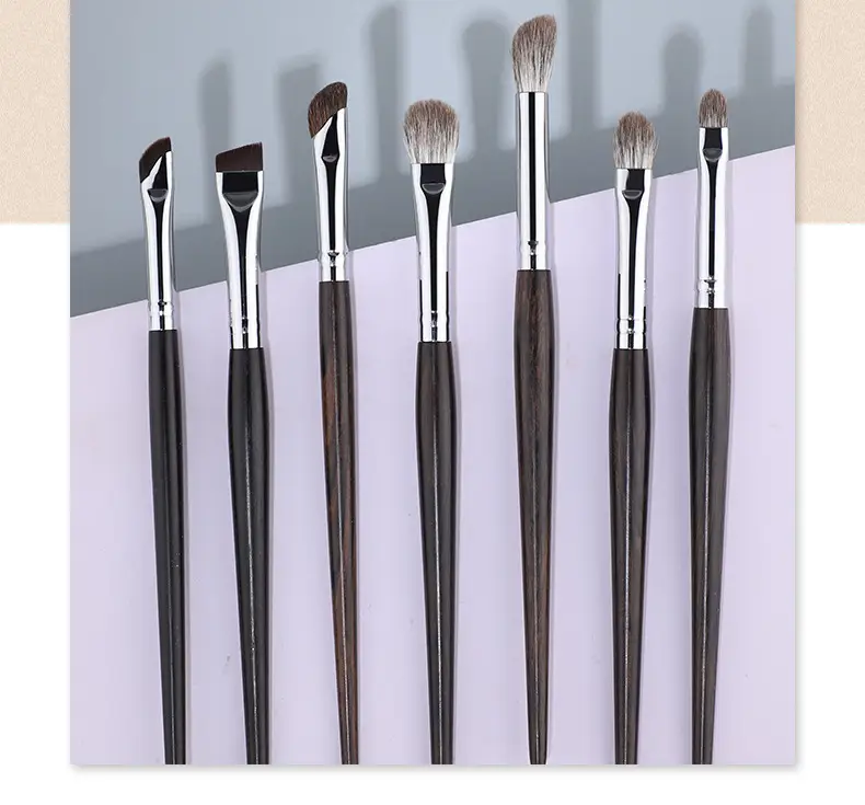 Ebony Snow Fox Eye Makeup Brush Set 7 Pcs — feature 5
