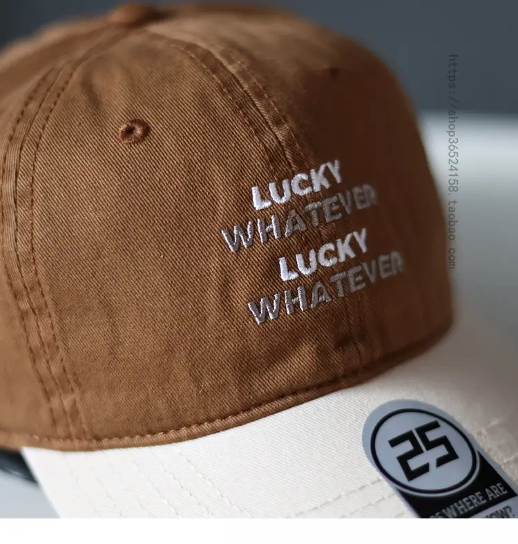 Lucky Whiter Washable Cotton Cap for Women Men — feature 11