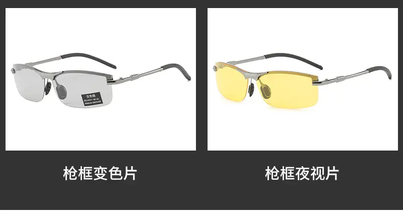 2023 TikTok Polarized Sunglasses Black Day Night Driving Fishing β feature 11