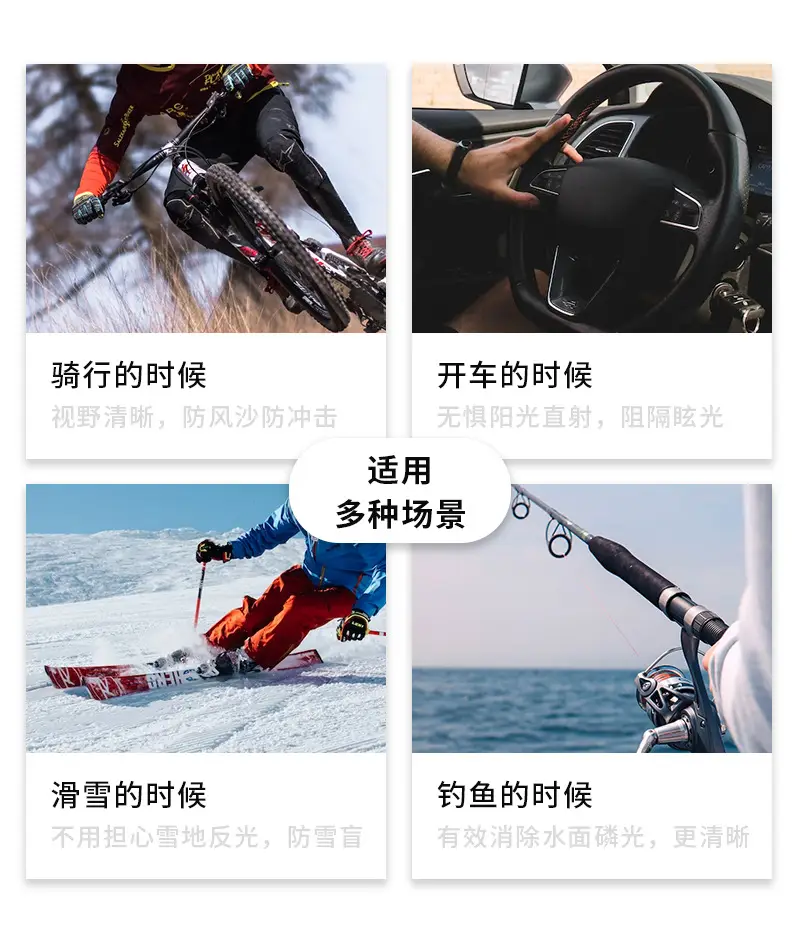 2023 TikTok Polarized Sunglasses Black Day Night Driving Fishing β feature 12