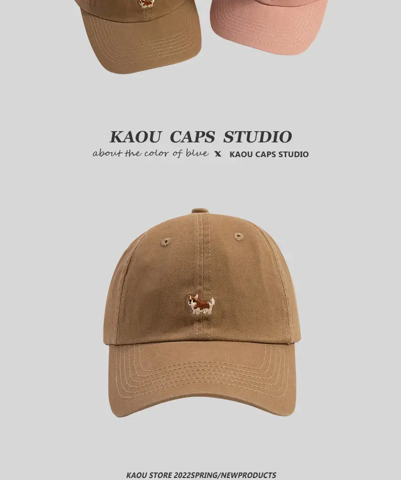 Men's Korean Style Embroidered Baseball Caps — feature 2