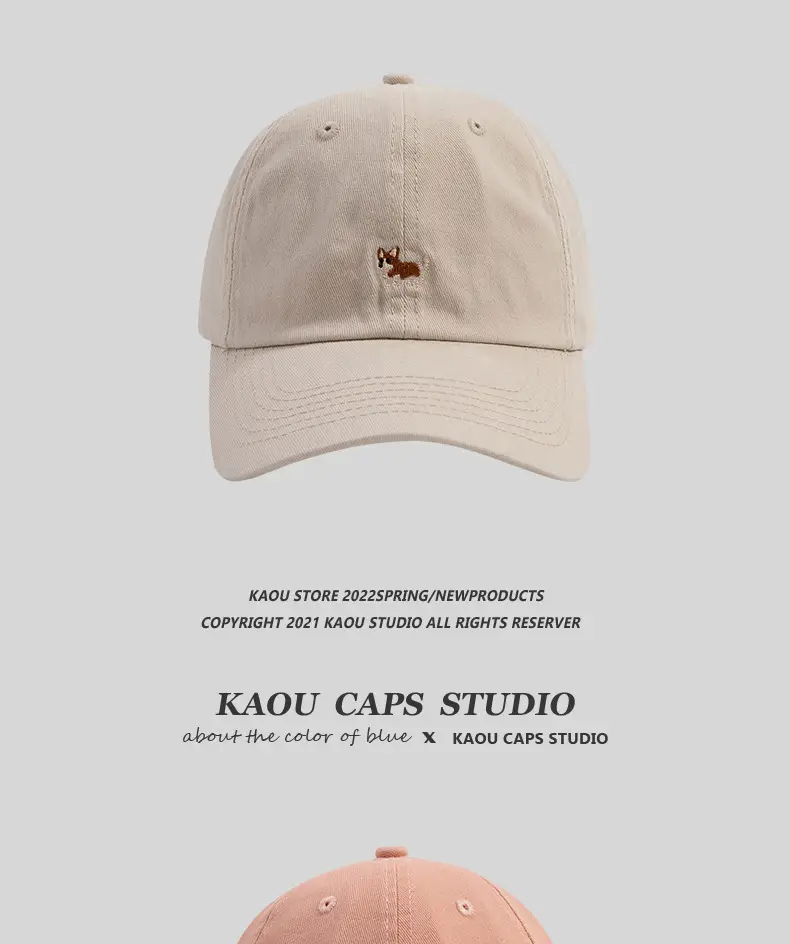 Men's Korean Style Embroidered Baseball Caps — feature 4