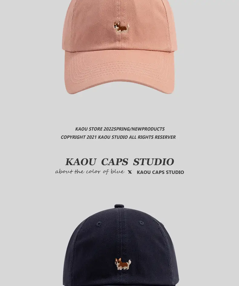 Men's Korean Style Embroidered Baseball Caps — feature 5