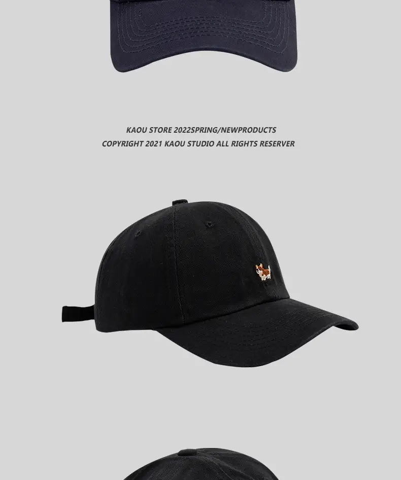 Men's Korean Style Embroidered Baseball Caps — feature 6