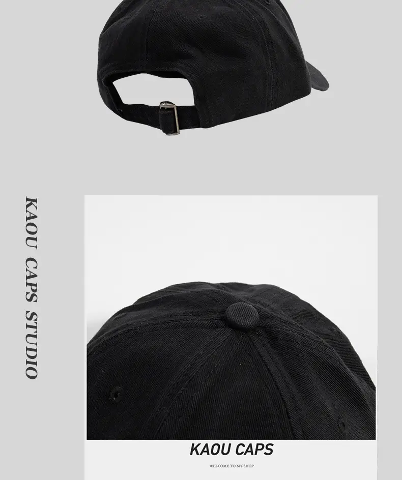 Men's Korean Style Embroidered Baseball Caps — feature 7