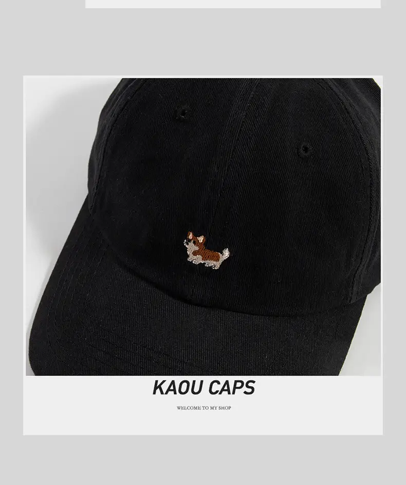 Men's Korean Style Embroidered Baseball Caps — feature 8