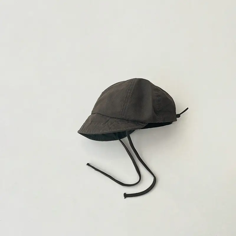 Kids Beanies Black White Summer Tie Cap Baseball Cap - Image 2