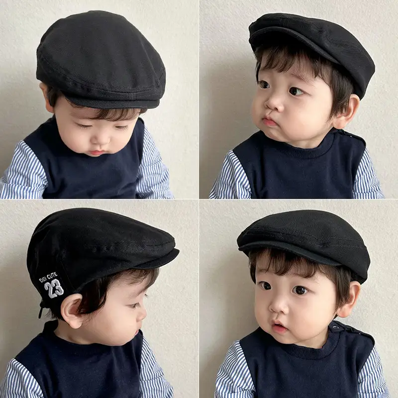 One Pan Baby Hat for Boys Girls Korean Spring Autumn Forward Cap - Image 7