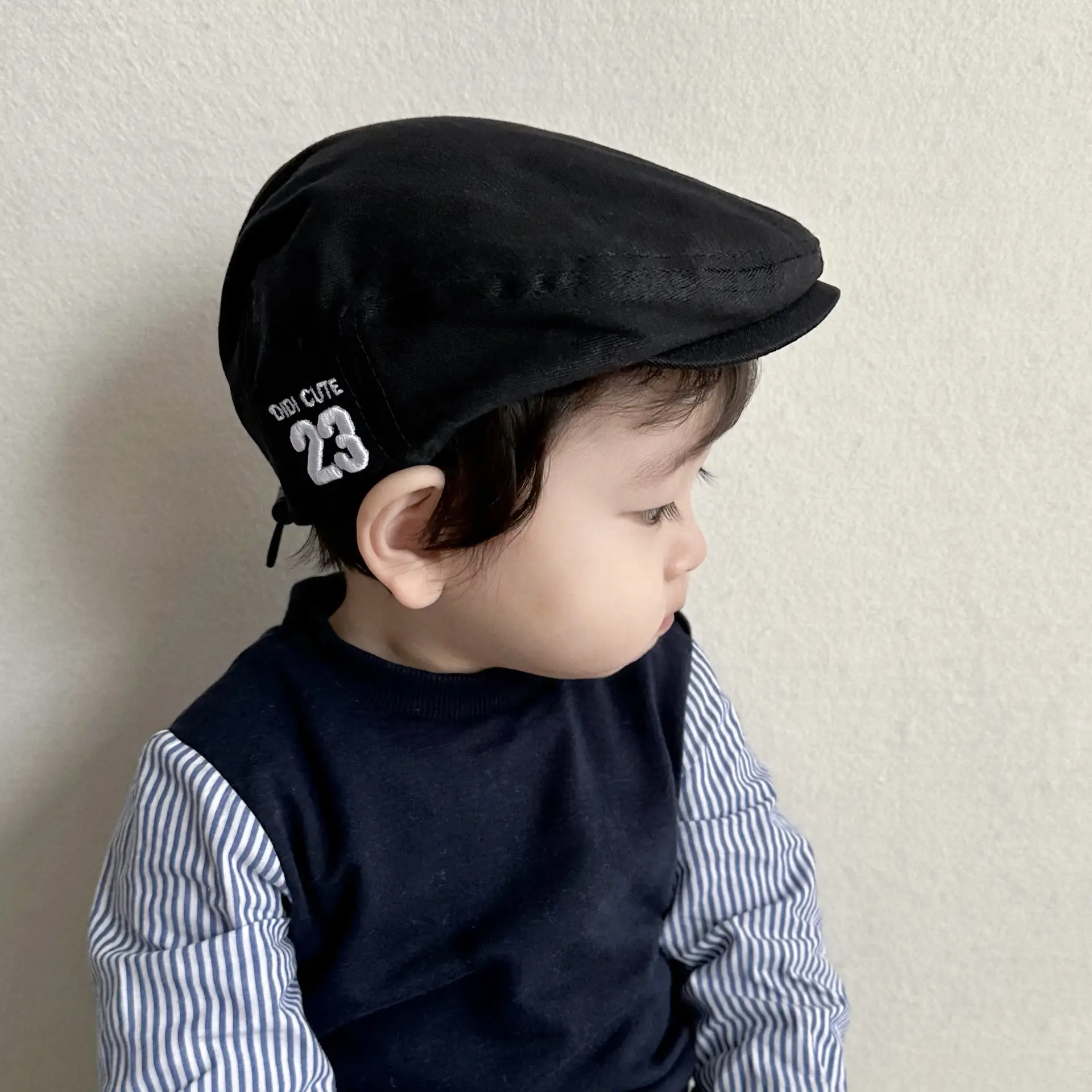 One Pan Baby Hat for Boys Girls Korean Spring Autumn Forward Cap - Image 8