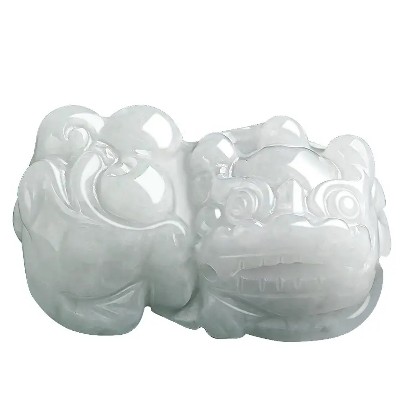 Natural Myanmar Jade Bear Pendant for Men Women - Image 5