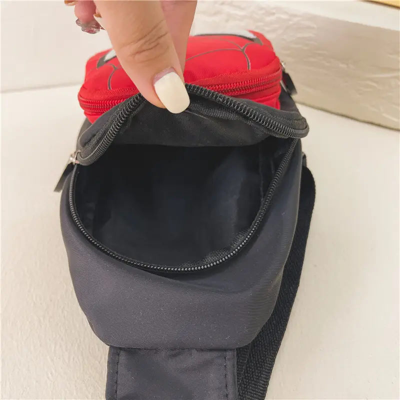 Spider-Man Kids Chest Bag Blue Red Nylon Shoulder Bag