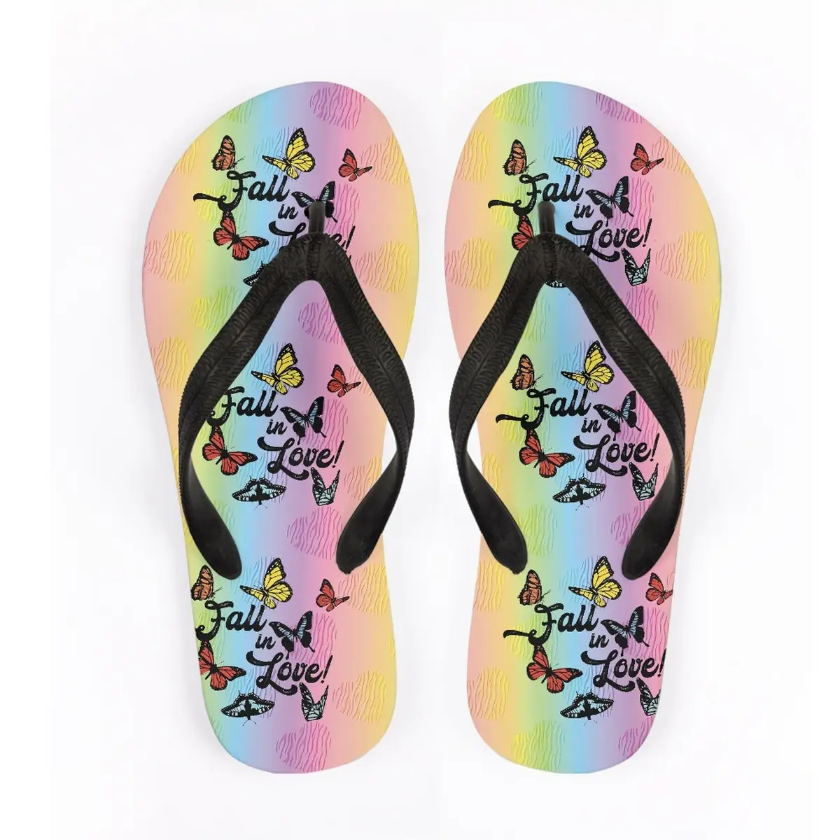 Hummingbird Butterfly Flip Flops Women Men Summer