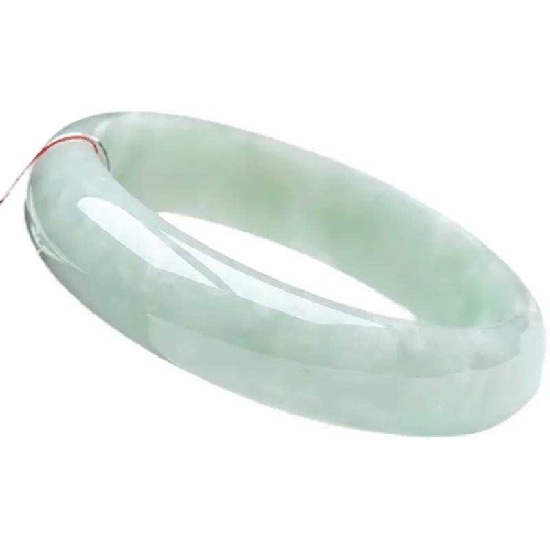 Clearance Random Myanmar Jadeite Bracelet Light Yang Green - Image 5
