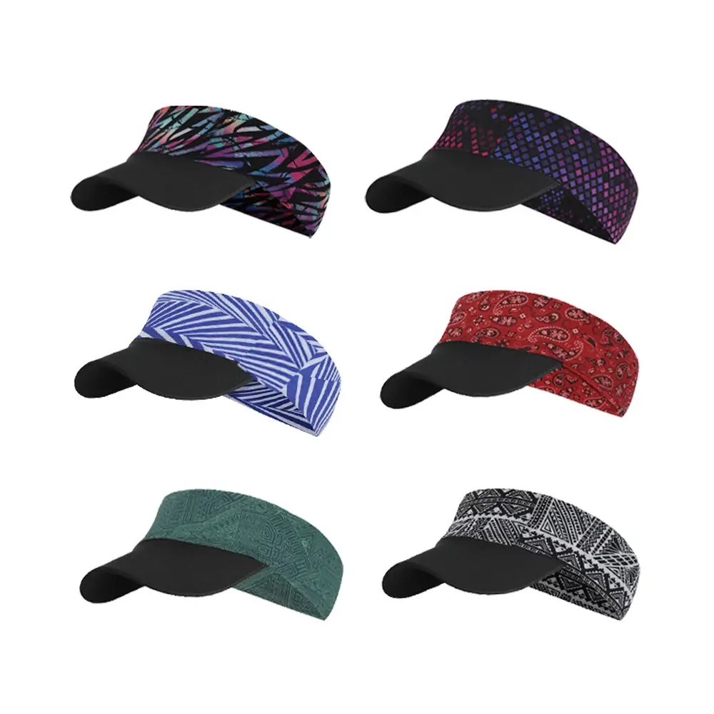 Printed UV Sunshade Hat for Men Women Running Outdoor - Image 14