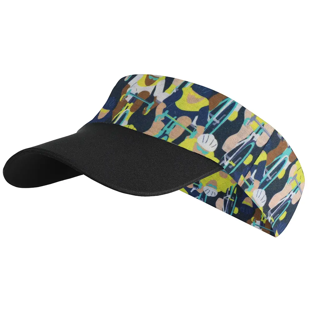 Printed UV Sunshade Hat for Men Women Running Outdoor - Image 8