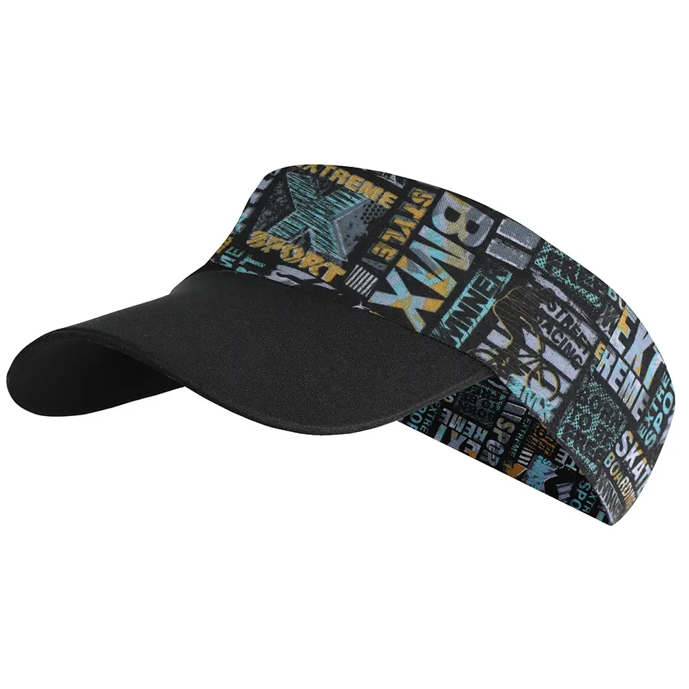Printed UV Sunshade Hat for Men Women Running Outdoor - Image 9
