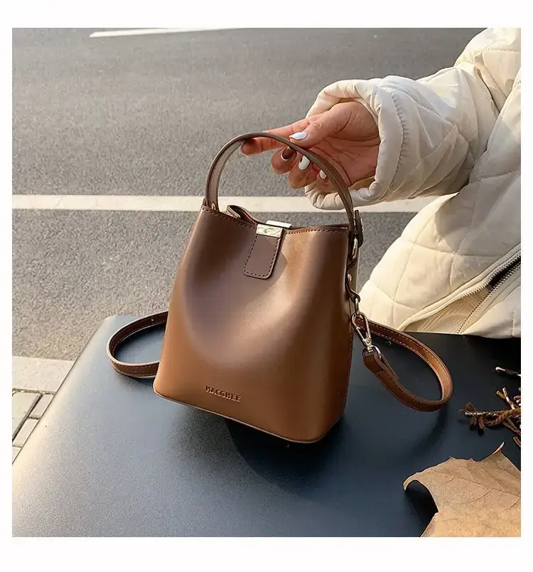 Korean Style Brown Shoulder Crossbody Bag for Women — feature 11