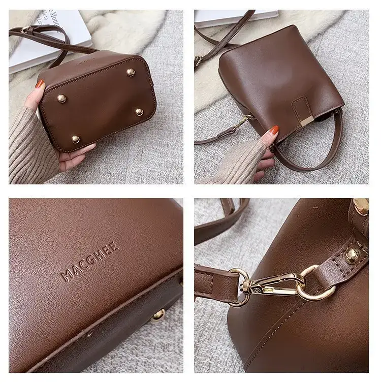 Korean Style Brown Shoulder Crossbody Bag for Women — feature 5
