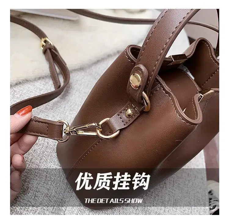 Korean Style Brown Shoulder Crossbody Bag for Women — feature 8