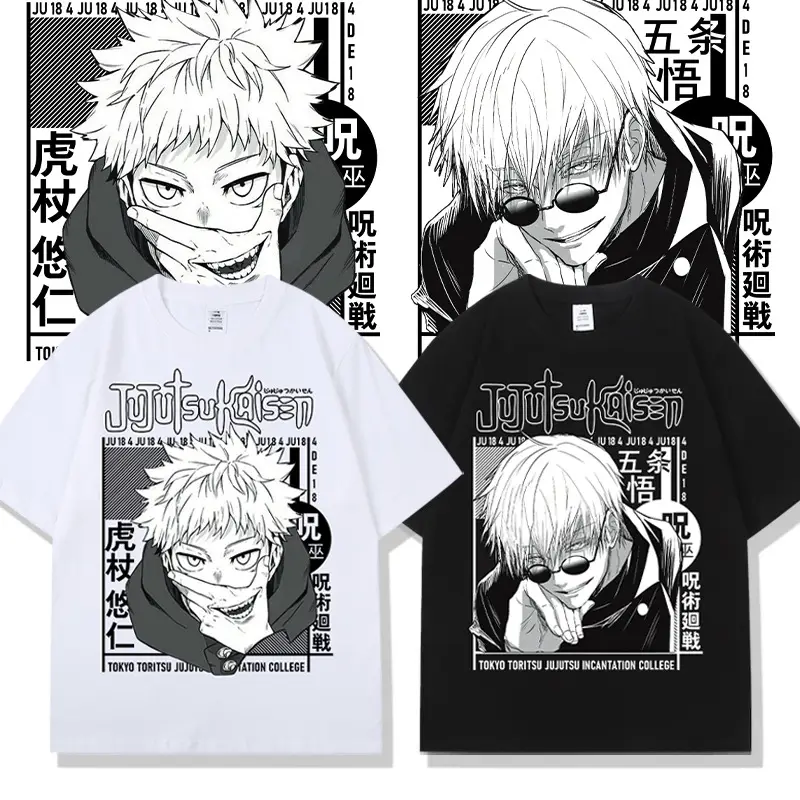 Japanese Anime Two-Dimensional Printed T-Shirt for Teens - Image 5