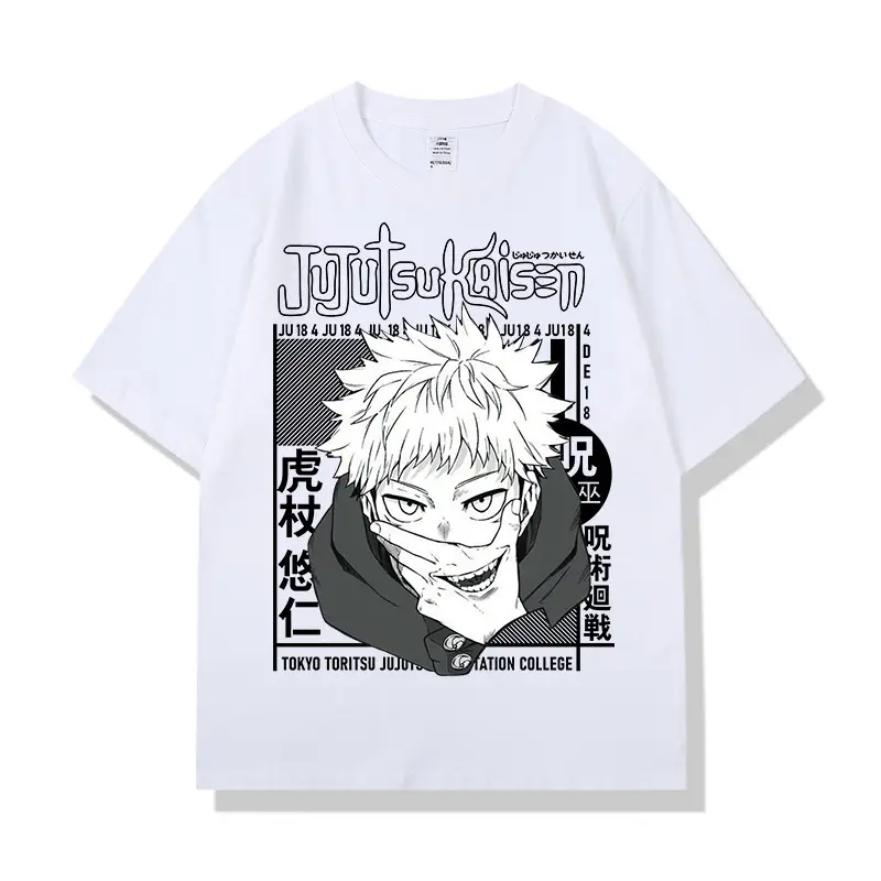 Japanese Anime Two-Dimensional Printed T-Shirt for Teens - Image 3