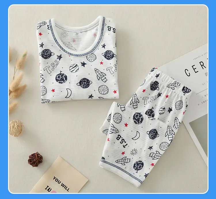 Baby Boys Cotton Printed T-Shirt & Pants Set White — feature 15