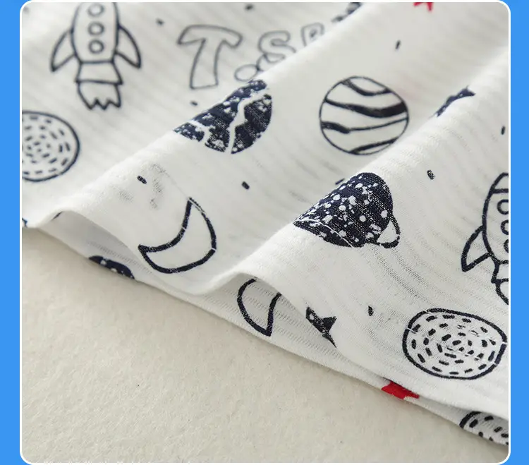 Baby Boys Cotton Printed T-Shirt & Pants Set White — feature 19